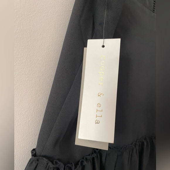 NWT Cooper & Ella Black Sleeveless Blouse Size XS - Picture 9 of 10